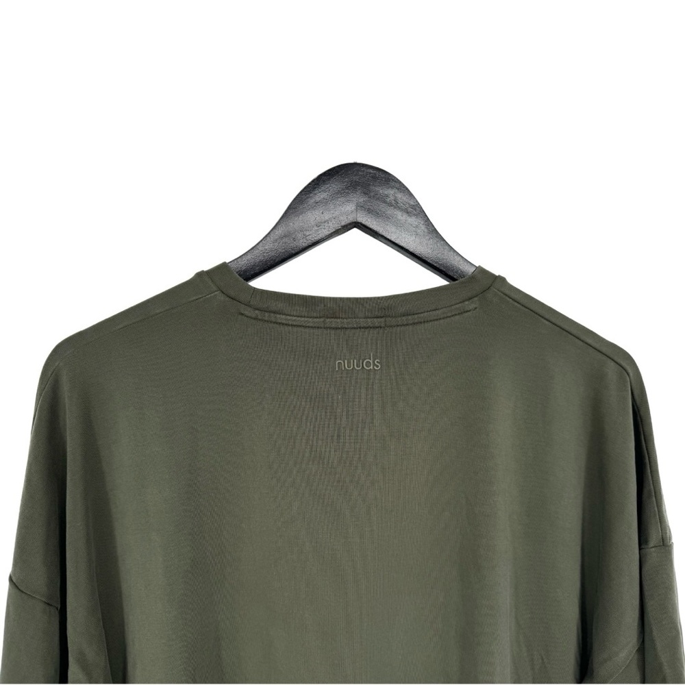 Nuuds FULL SET Original Biker Short and Oversized T-Shirt Darkest Olive‎ Medium - Picture 7 of 14